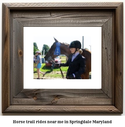 horse trail rides near me in Springdale, Maryland